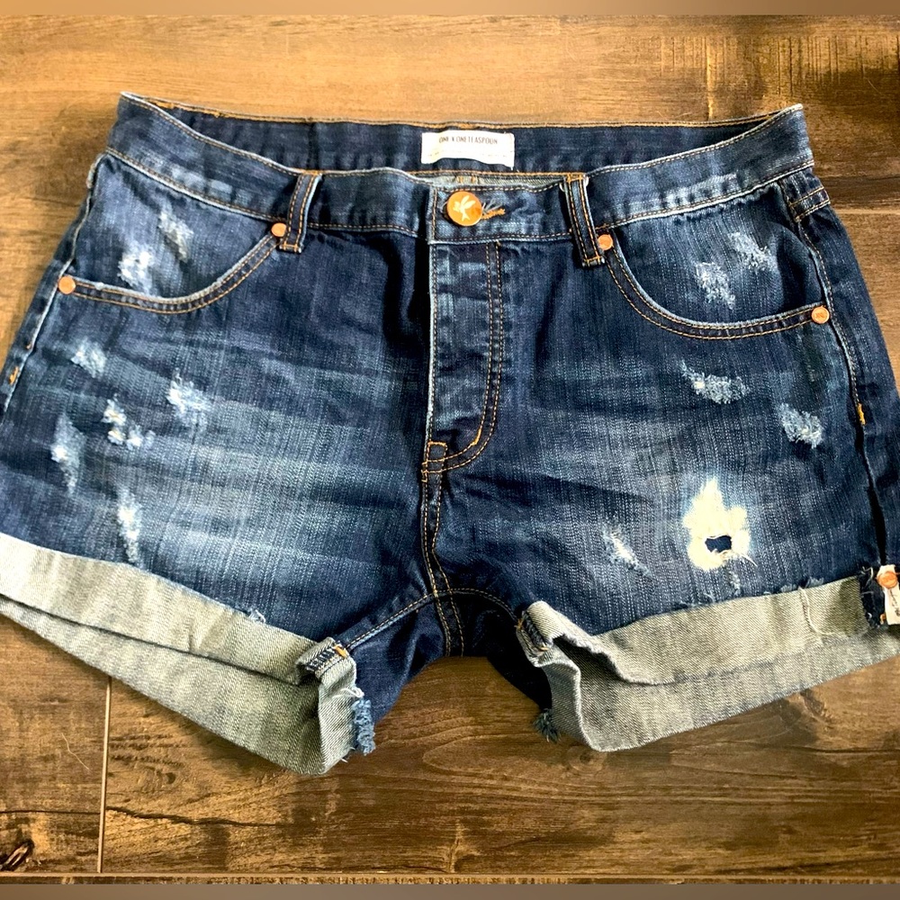 One X One Teaspoon jean shorts